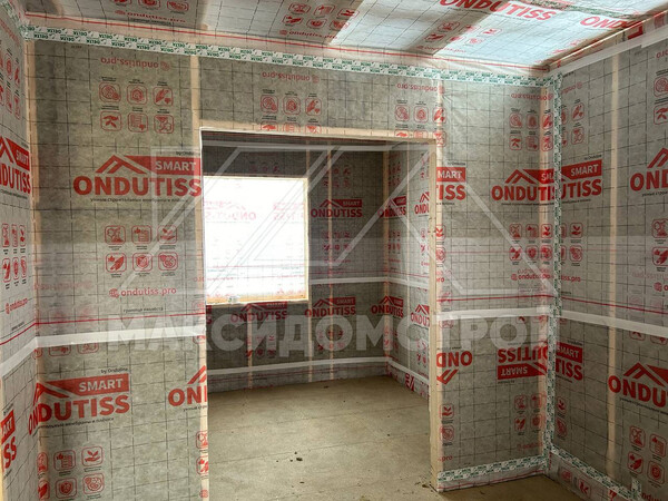 Каркасный дом 7.5х8 