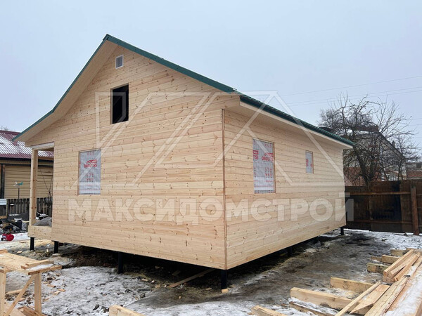 Каркасный дом 7.5х8 