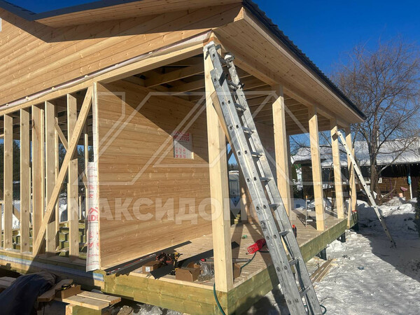 Каркасный дом 8х8 