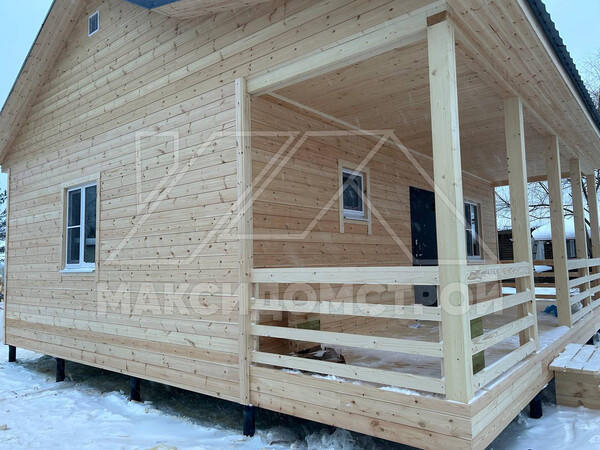 Каркасный дом 8х8 