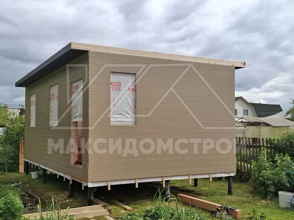Каркасный дом 4х7,5 м. по индивидуальному проекту